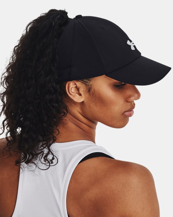 Women's UA Blitzing Wrapback Cap in Black image number 2